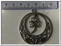 Kleeblatt Anhänger im keltischen Design